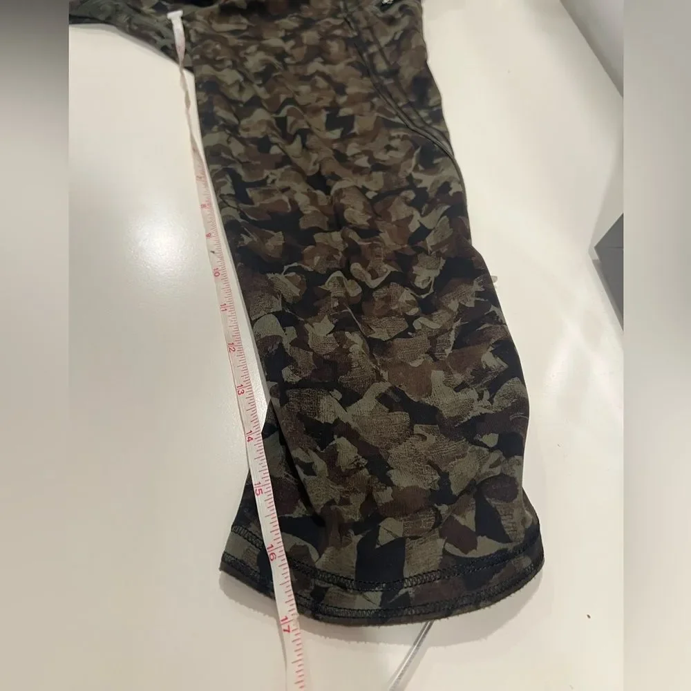 Lululemon Run Top Speed Crop Full-On Luxtreme Mystic Jungle Fatigue camo 4